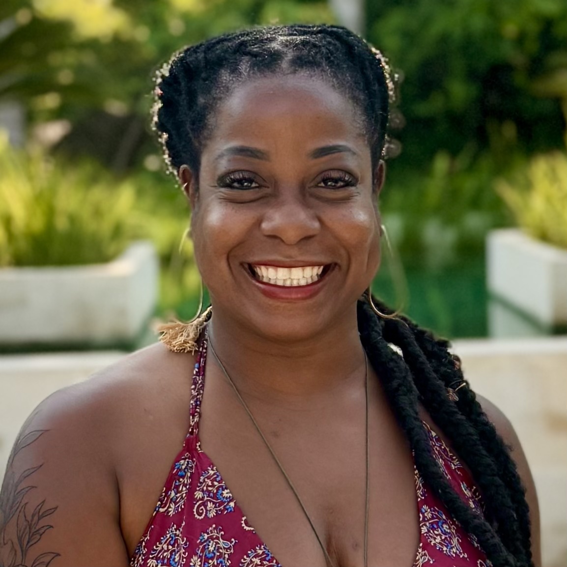 Portrait of Theressia Nangle of The Healing Temple